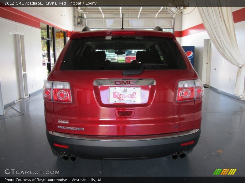 Crystal Red Tintcoat / Ebony 2012 GMC Acadia SL