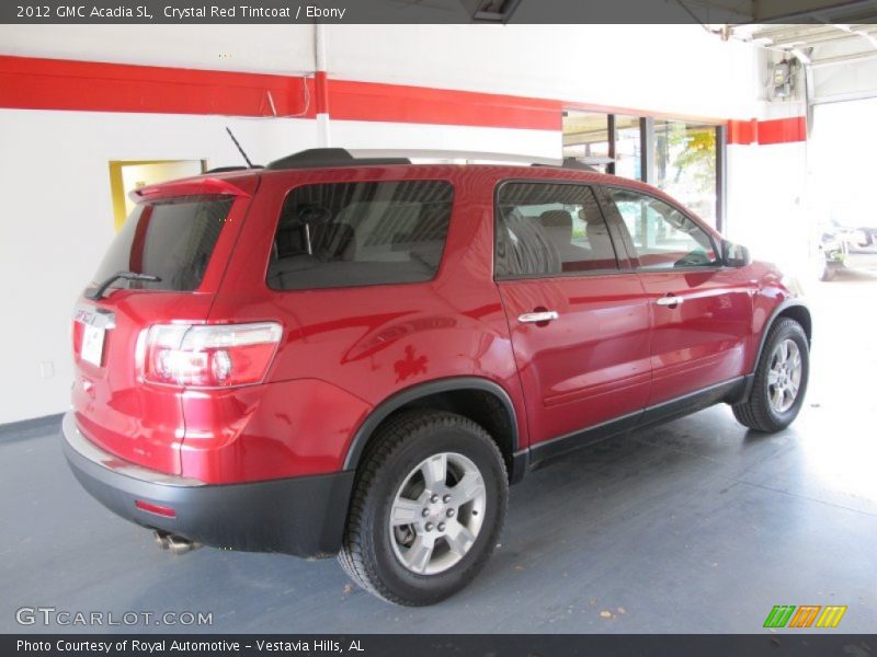 Crystal Red Tintcoat / Ebony 2012 GMC Acadia SL