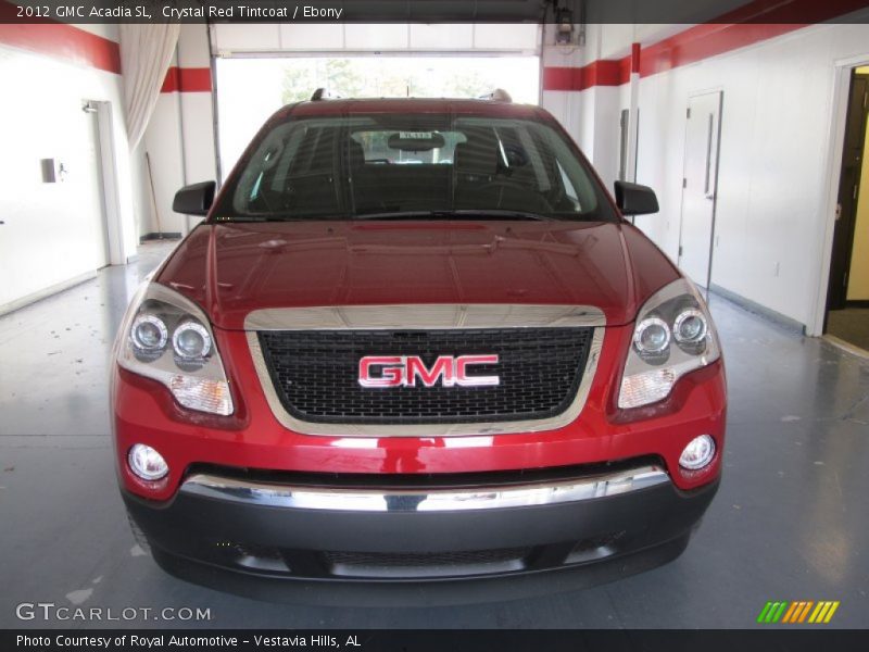 Crystal Red Tintcoat / Ebony 2012 GMC Acadia SL