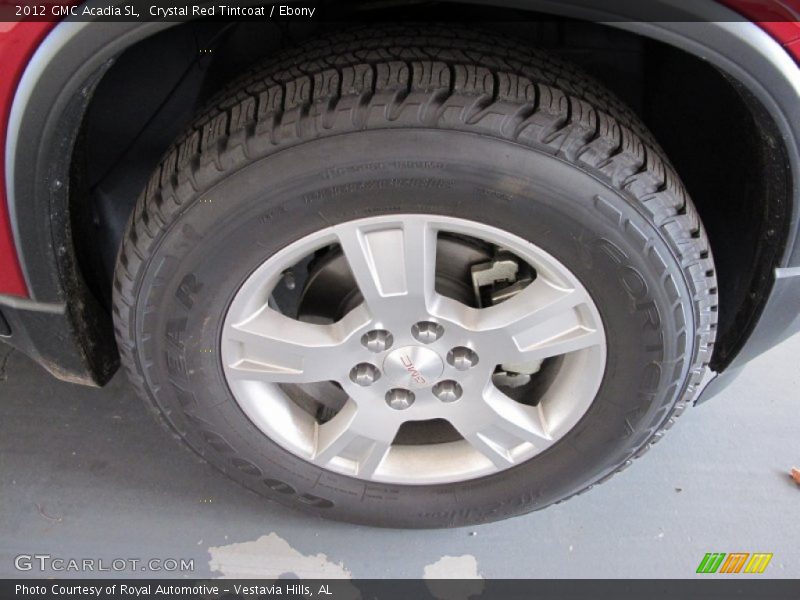 Crystal Red Tintcoat / Ebony 2012 GMC Acadia SL