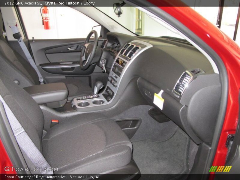 Crystal Red Tintcoat / Ebony 2012 GMC Acadia SL