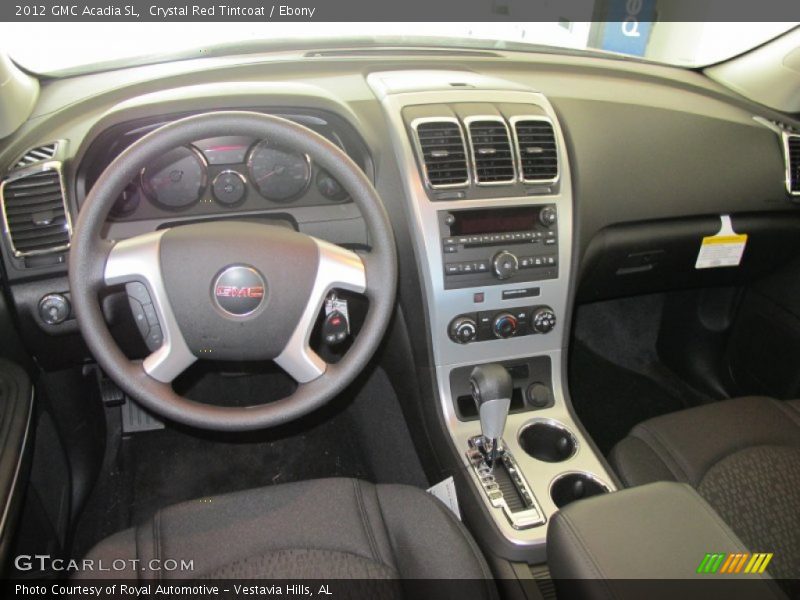 Crystal Red Tintcoat / Ebony 2012 GMC Acadia SL