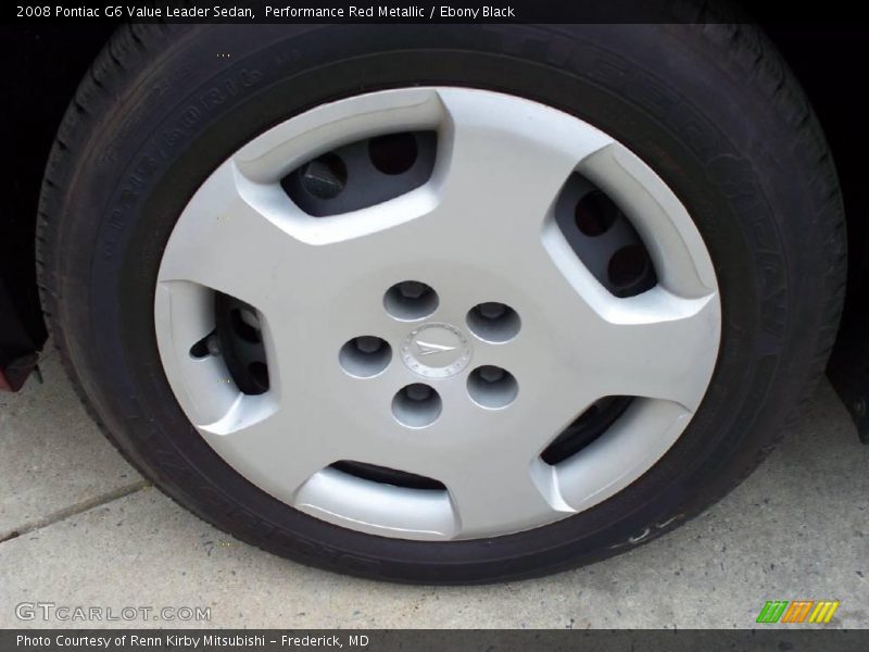 Performance Red Metallic / Ebony Black 2008 Pontiac G6 Value Leader Sedan