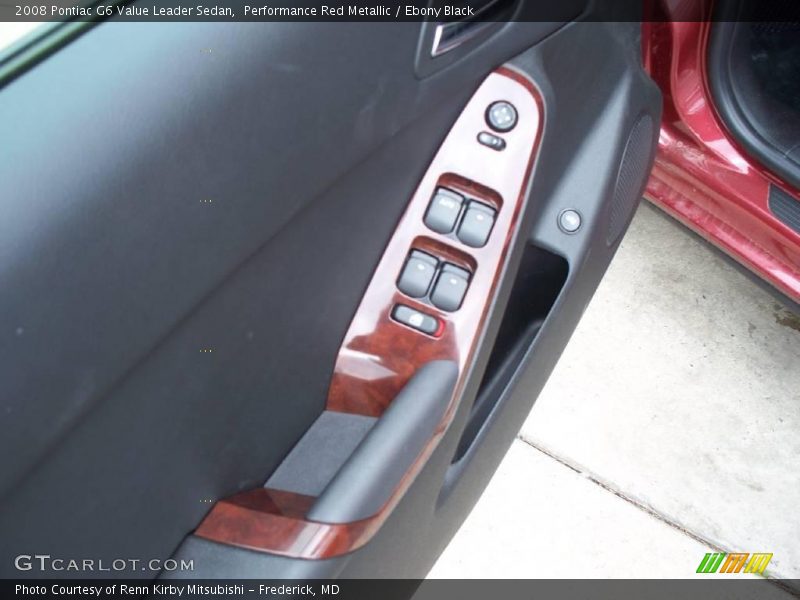 Performance Red Metallic / Ebony Black 2008 Pontiac G6 Value Leader Sedan