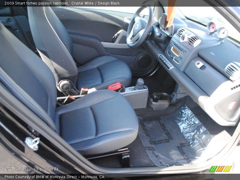 Crystal White / Design Black 2009 Smart fortwo passion cabriolet