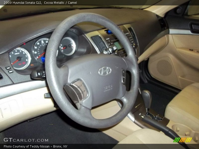 Cocoa Metallic / Camel 2009 Hyundai Sonata GLS