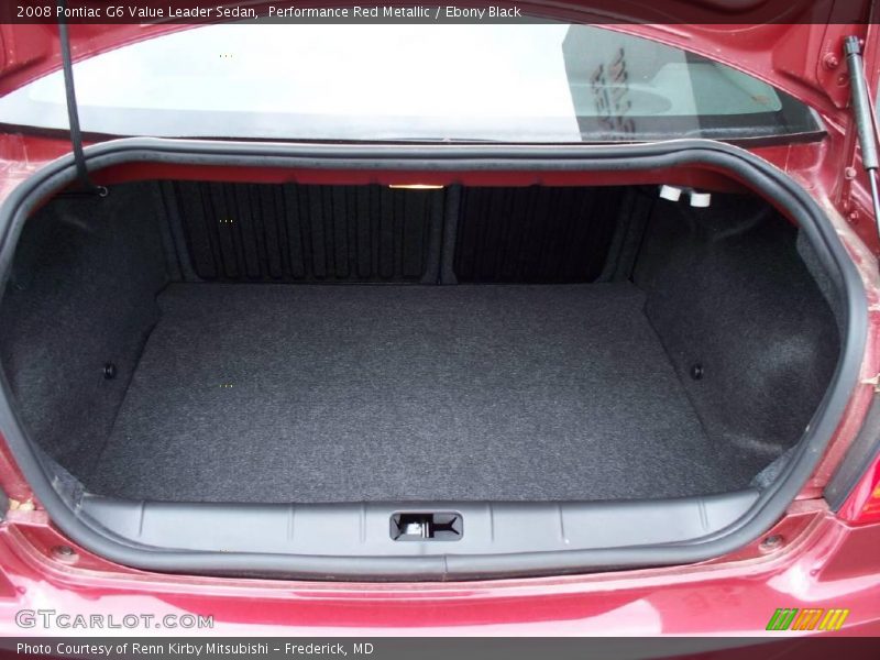 Performance Red Metallic / Ebony Black 2008 Pontiac G6 Value Leader Sedan