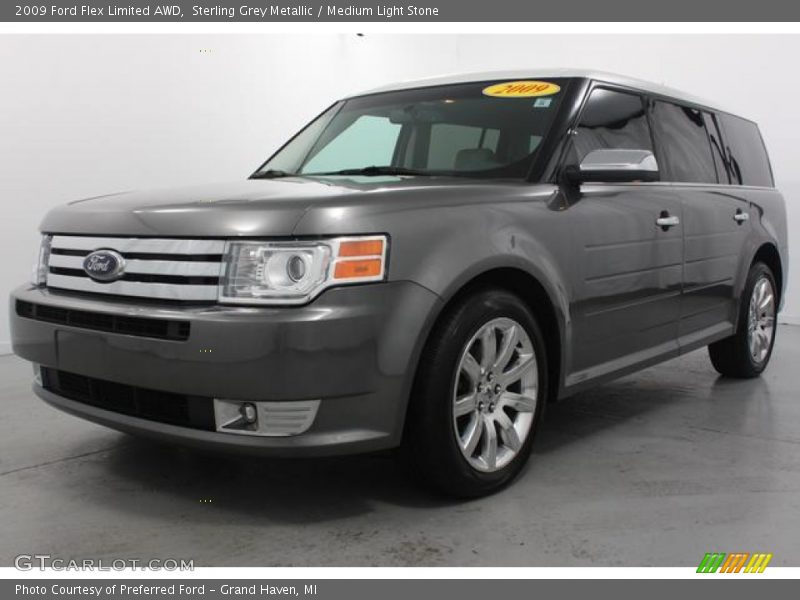 Sterling Grey Metallic / Medium Light Stone 2009 Ford Flex Limited AWD