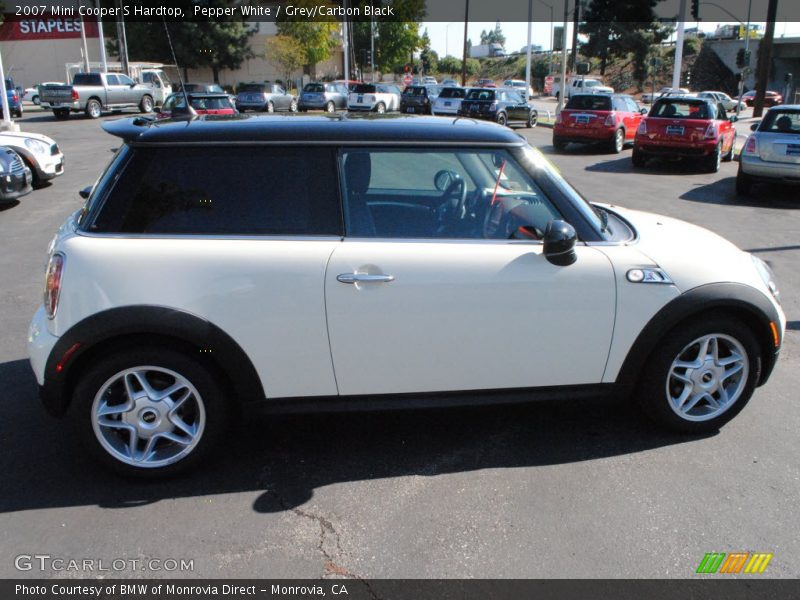 Pepper White / Grey/Carbon Black 2007 Mini Cooper S Hardtop