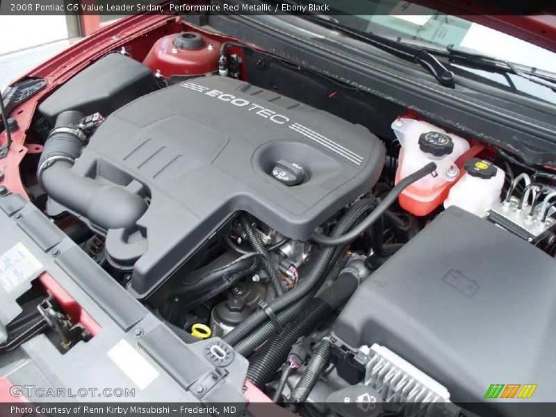 Performance Red Metallic / Ebony Black 2008 Pontiac G6 Value Leader Sedan