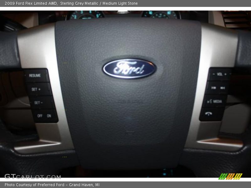 Sterling Grey Metallic / Medium Light Stone 2009 Ford Flex Limited AWD