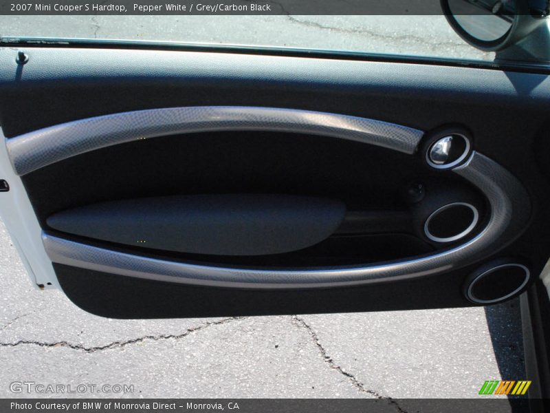 Pepper White / Grey/Carbon Black 2007 Mini Cooper S Hardtop
