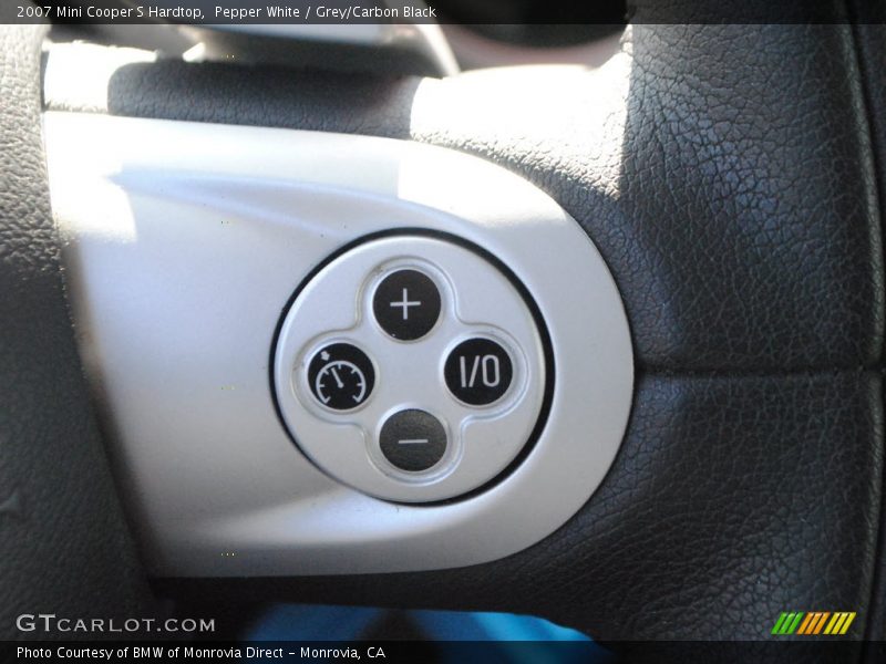 Pepper White / Grey/Carbon Black 2007 Mini Cooper S Hardtop