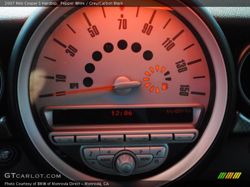 Pepper White / Grey/Carbon Black 2007 Mini Cooper S Hardtop