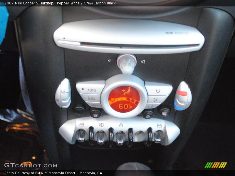 Pepper White / Grey/Carbon Black 2007 Mini Cooper S Hardtop
