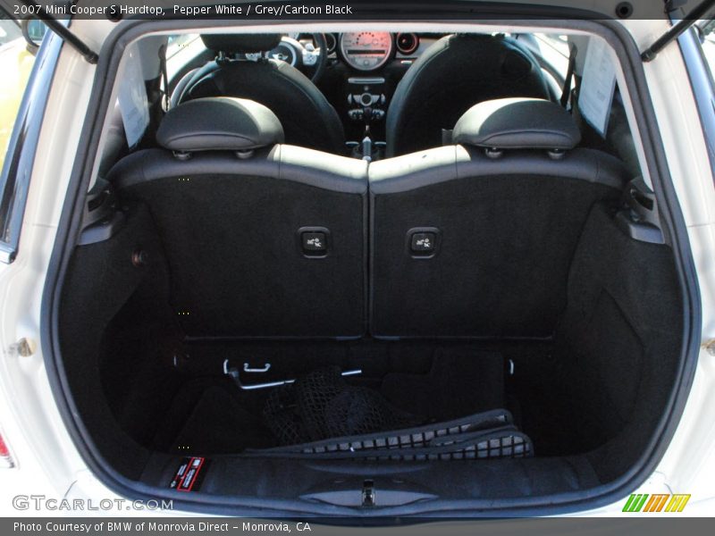 Pepper White / Grey/Carbon Black 2007 Mini Cooper S Hardtop