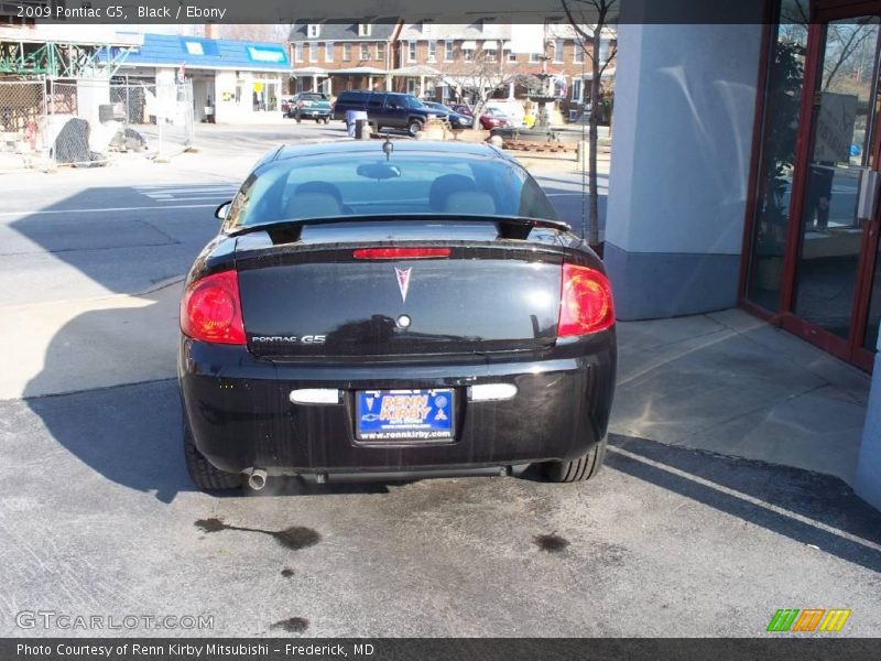 Black / Ebony 2009 Pontiac G5