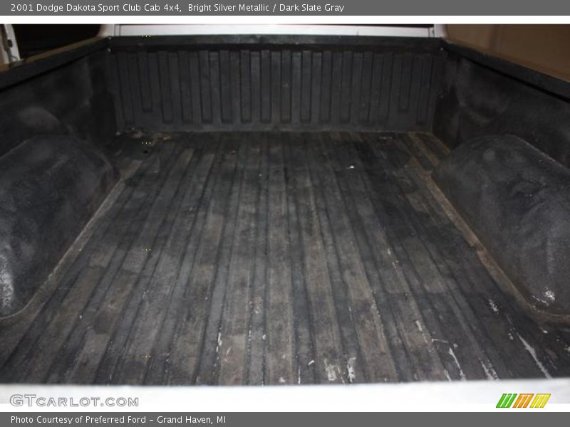 Bright Silver Metallic / Dark Slate Gray 2001 Dodge Dakota Sport Club Cab 4x4