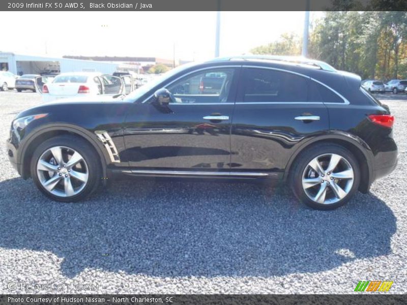 Black Obsidian / Java 2009 Infiniti FX 50 AWD S