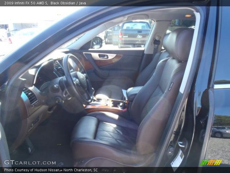 Black Obsidian / Java 2009 Infiniti FX 50 AWD S
