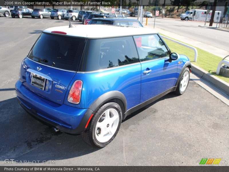 Hyper Blue Metallic / Panther Black 2006 Mini Cooper Hardtop