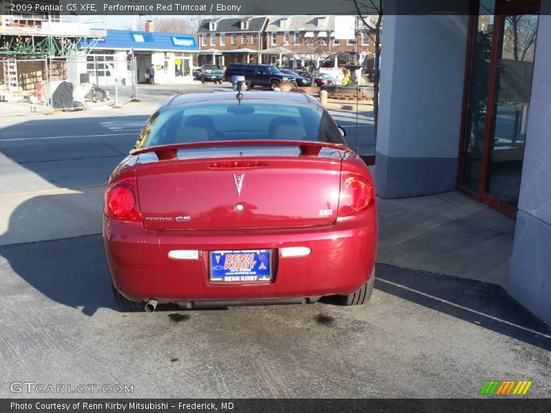 Performance Red Tintcoat / Ebony 2009 Pontiac G5 XFE