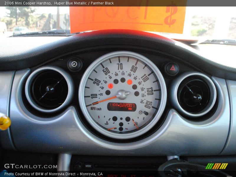 Hyper Blue Metallic / Panther Black 2006 Mini Cooper Hardtop