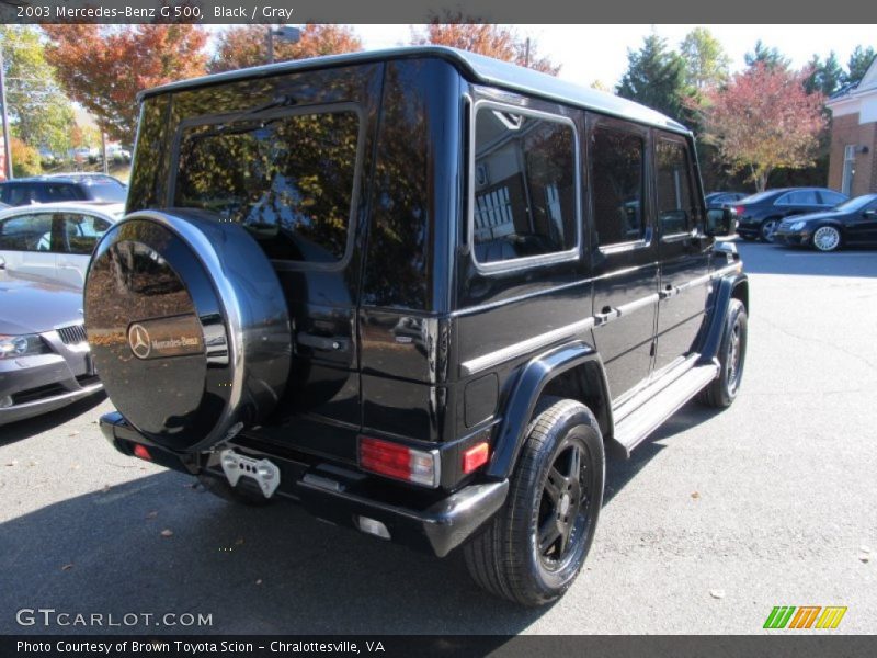 Black / Gray 2003 Mercedes-Benz G 500