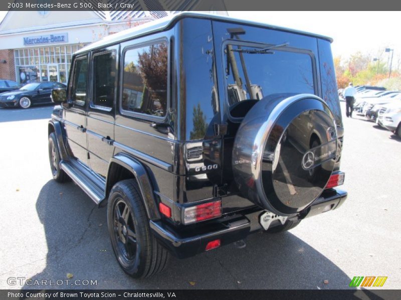 Black / Gray 2003 Mercedes-Benz G 500