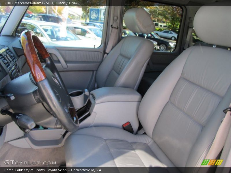 Black / Gray 2003 Mercedes-Benz G 500