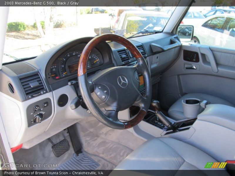 Black / Gray 2003 Mercedes-Benz G 500