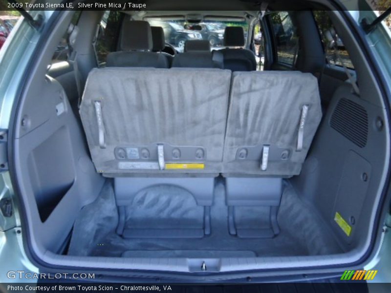 Silver Pine Mica / Taupe 2009 Toyota Sienna LE