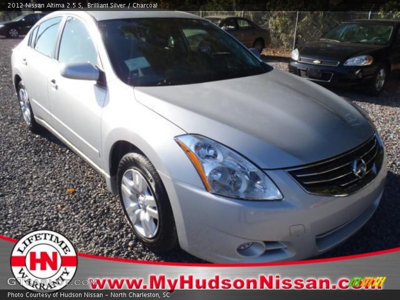 Brilliant Silver / Charcoal 2012 Nissan Altima 2.5 S