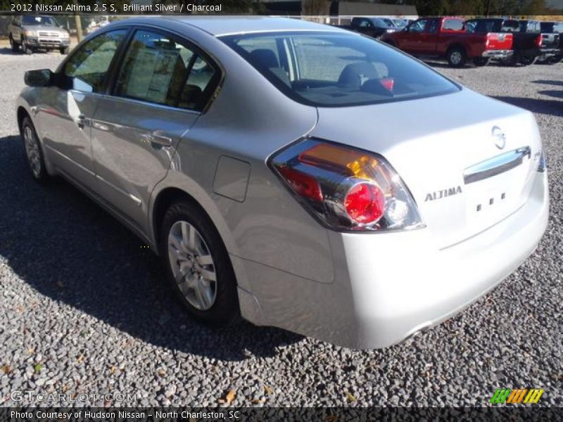Brilliant Silver / Charcoal 2012 Nissan Altima 2.5 S