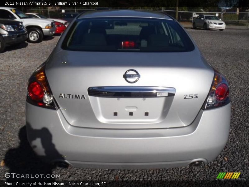 Brilliant Silver / Charcoal 2012 Nissan Altima 2.5 S