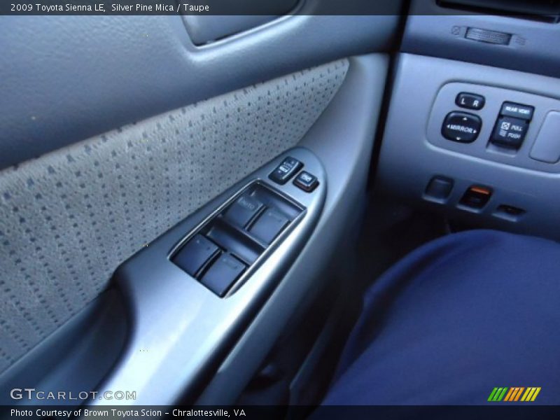 Silver Pine Mica / Taupe 2009 Toyota Sienna LE