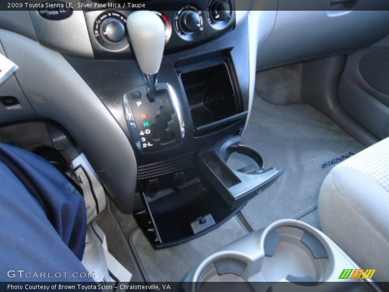 Silver Pine Mica / Taupe 2009 Toyota Sienna LE