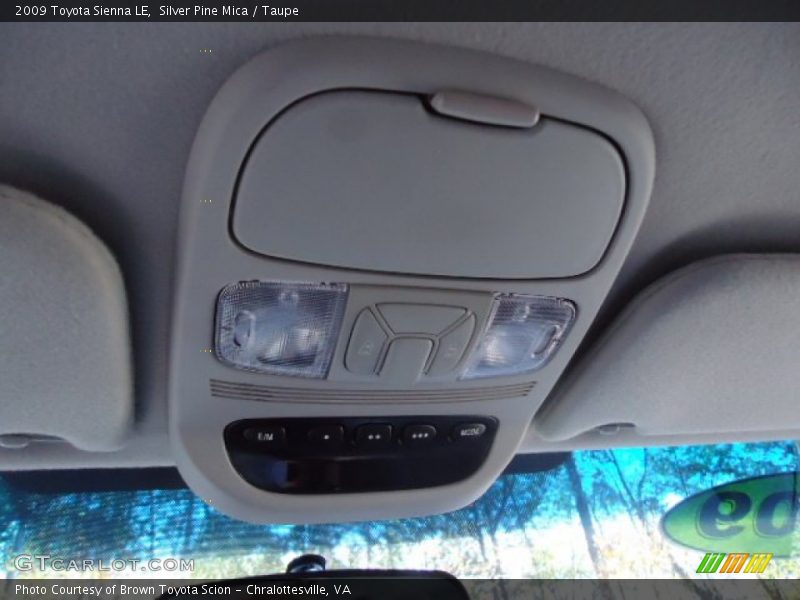Silver Pine Mica / Taupe 2009 Toyota Sienna LE