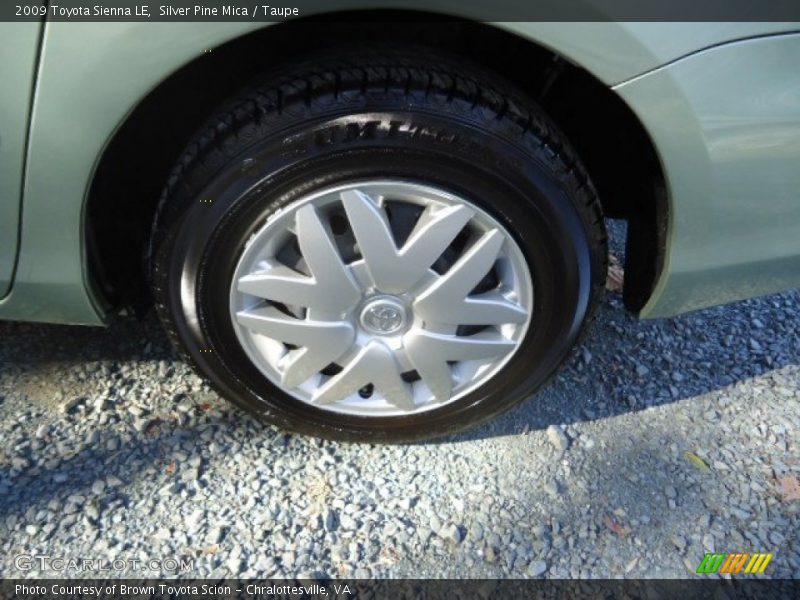 Silver Pine Mica / Taupe 2009 Toyota Sienna LE