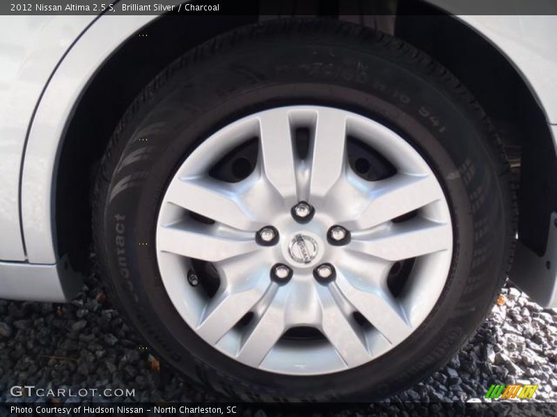 Brilliant Silver / Charcoal 2012 Nissan Altima 2.5 S