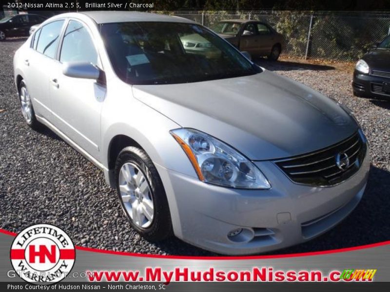 Brilliant Silver / Charcoal 2012 Nissan Altima 2.5 S