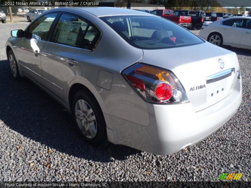 Brilliant Silver / Charcoal 2012 Nissan Altima 2.5 S