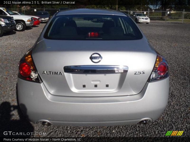 Brilliant Silver / Charcoal 2012 Nissan Altima 2.5 S