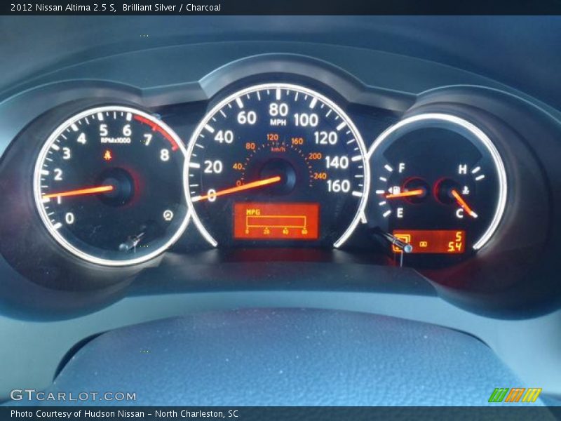 Brilliant Silver / Charcoal 2012 Nissan Altima 2.5 S