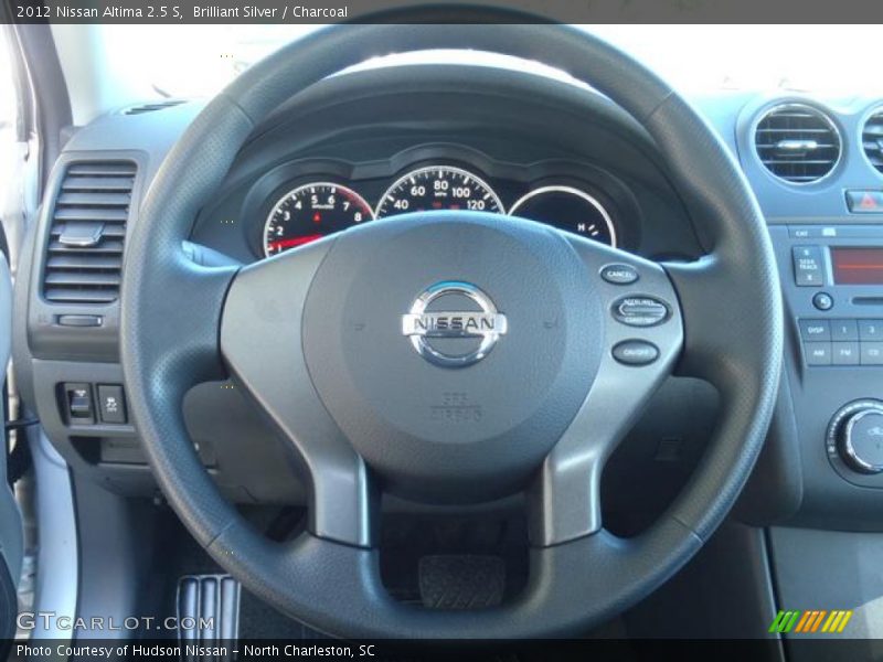 Brilliant Silver / Charcoal 2012 Nissan Altima 2.5 S