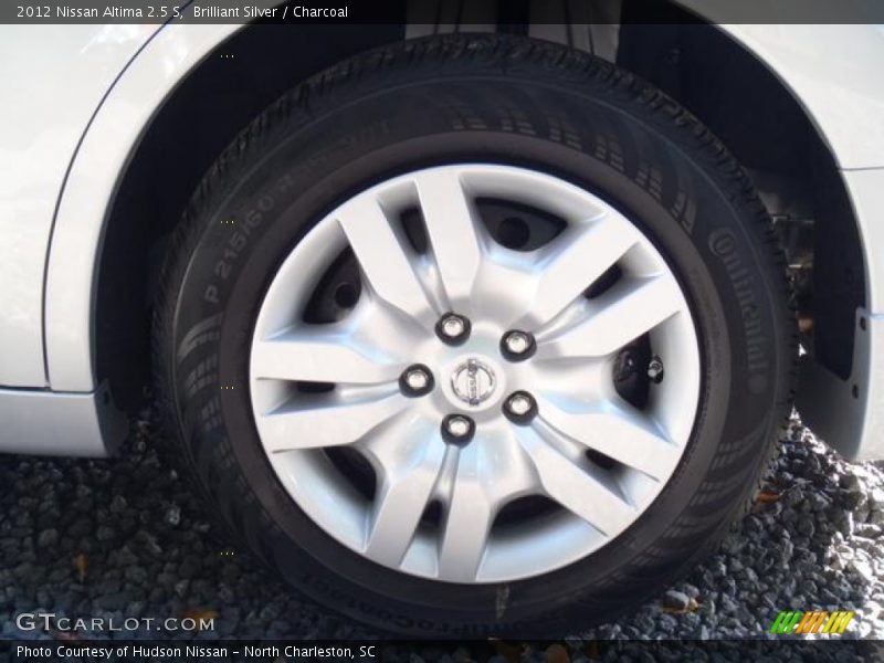 Brilliant Silver / Charcoal 2012 Nissan Altima 2.5 S