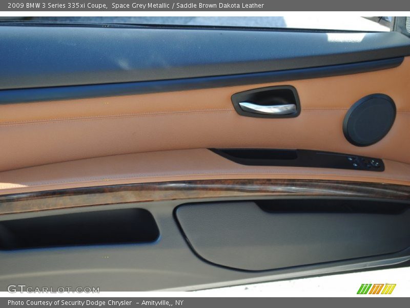 Space Grey Metallic / Saddle Brown Dakota Leather 2009 BMW 3 Series 335xi Coupe