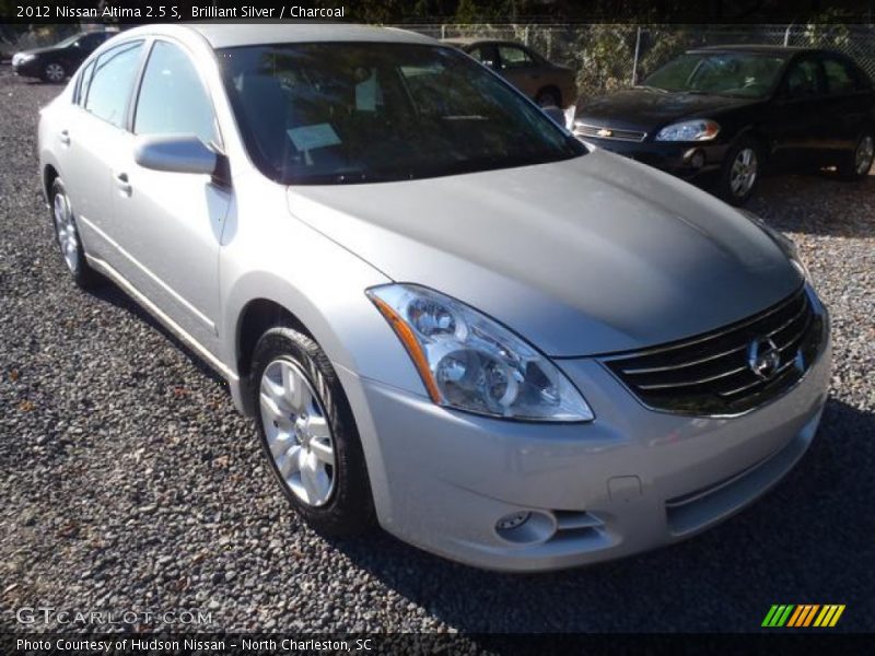 Brilliant Silver / Charcoal 2012 Nissan Altima 2.5 S