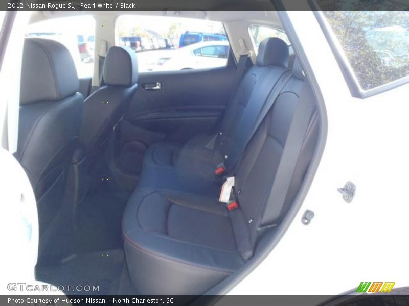 Pearl White / Black 2012 Nissan Rogue SL