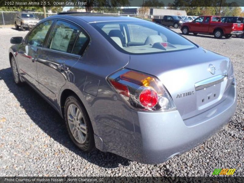 Ocean Gray / Frost 2012 Nissan Altima 2.5 S
